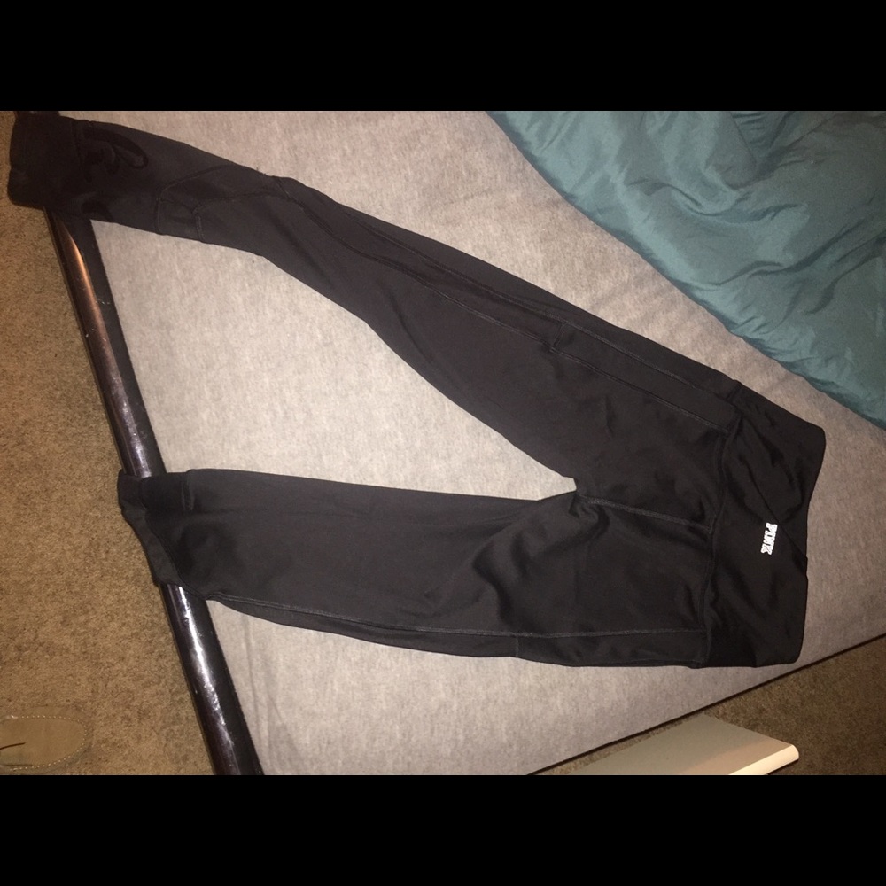 PINK black leggings